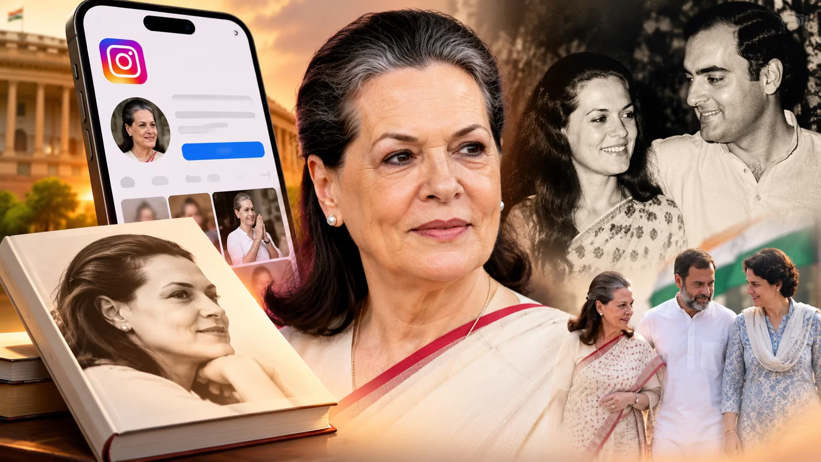 Sonia Gandhi Instagram પર જોડાયાં, પહેલી જ પોસ્ટમાં પુસ્તકની ઝલક શેર કરી; 10 નવેમ્બરે થશે ‘Belonging: A Journey of Love’નું પ્રકાશન