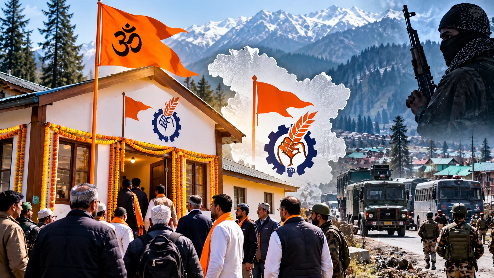 પુલવામામાં RSS સાથે જોડાયેલા ભારતીય મજૂર સંઘની પ્રથમ કાયમી કચેરી શરૂ, કાશ્મીરમાં સંગઠનના વિસ્તરણની તૈયારી
