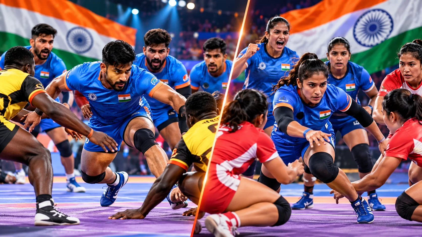 કોમનવેલ્થ કબડ્ડી ચેમ્પિયનશિપ 2026: પુરુષ ટીમે યુગાન્ડાને અને મહિલા ટીમે સિંગાપોરને હરાવ્યું