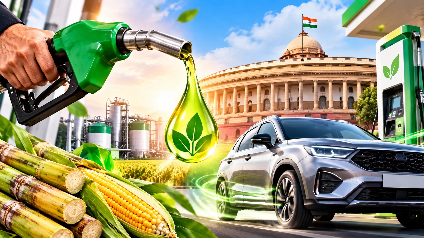 હવે 100% ઇથેનોલથી પણ દોડશે કાર! કેન્દ્ર સરકારે E100 પેટ્રોલને આપી મંજૂરી, જાણો કોને થશે ફાયદો