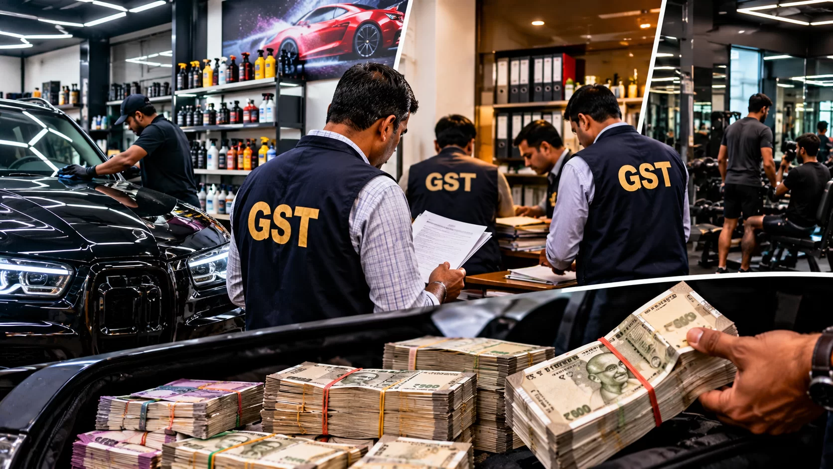 દિવાળીએ કાર કોટિંગ કંપનીઓ પર GSTના દરોડા, ટેક્સ ચોરી ઓછી દર્શાવાઈ હોવાની ચર્ચા; અધિકારીઓની કામગીરી સામે સવાલો